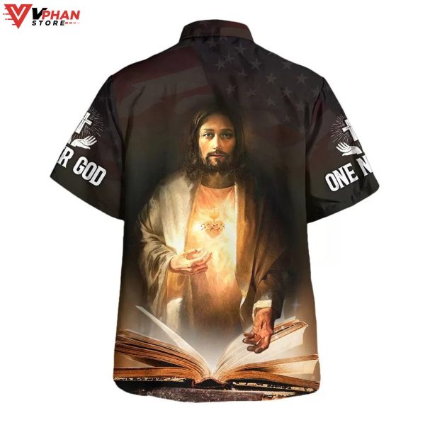 Jesus One Nation Under God Christian Gift Ideas Hawaiian Shirt