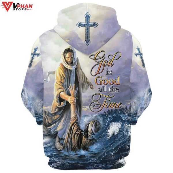 Jesus Peter Walking On Water Christian Easter Gifts Religious Hoodie