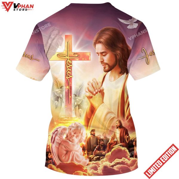 Jesus Pray Christian 3d Shirt For Men Women