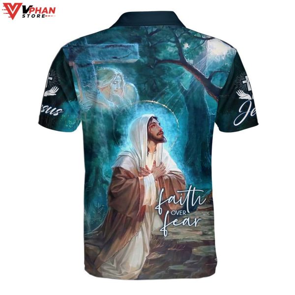 Jesus Praying In The Forest Easter Gifts Christian Polo Shirt & Shorts