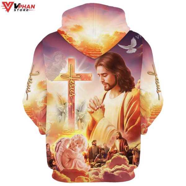 Jesus Prays For His Disciples Christian Gift Ideas Religious Hoodie