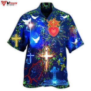 Jesus Put God First And Youll Be Last In Blue Tropical Outfit Hawaiian Shirt 1