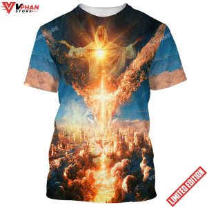 Jesus Put Out His Hands 3d All Over Print Shirt 1 1