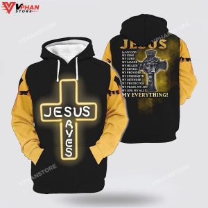 Jesus Save Jesus Is My God My King Hoodies For Women Men 1