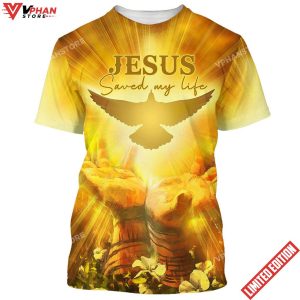 Jesus Saved My Life Christian 3d Shirts For Men Women 1