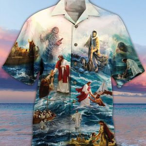 Jesus Saved My Life Christian Outfit Christian Gift Hawaiian Summer Shirt 1