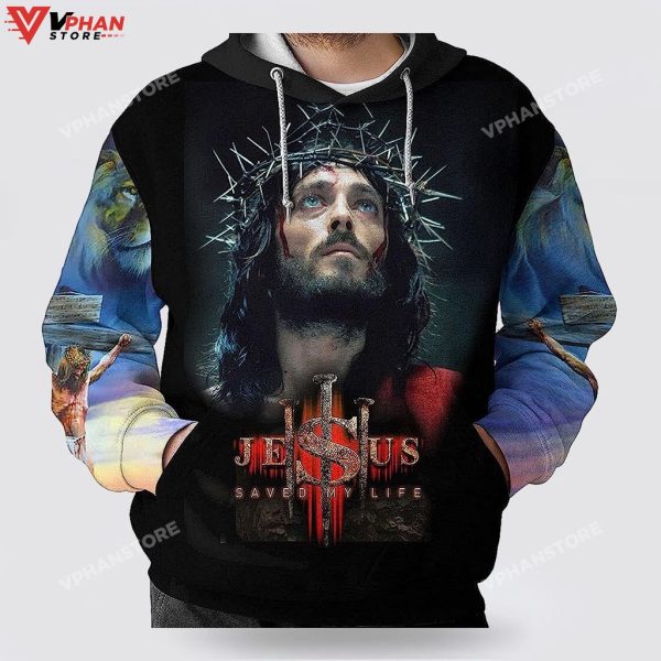 Jesus Saved My Life Hand Pray 3d Hoodies For Women Men