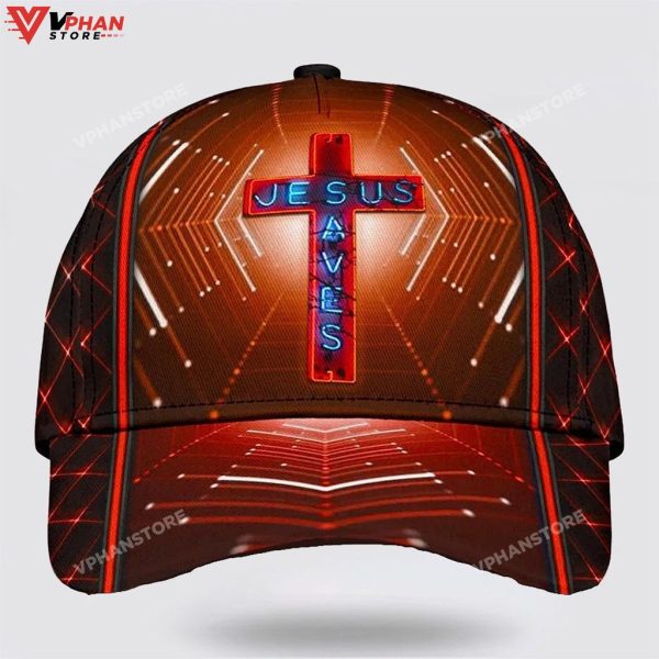 Jesus Saves Classic Hat All Over Print