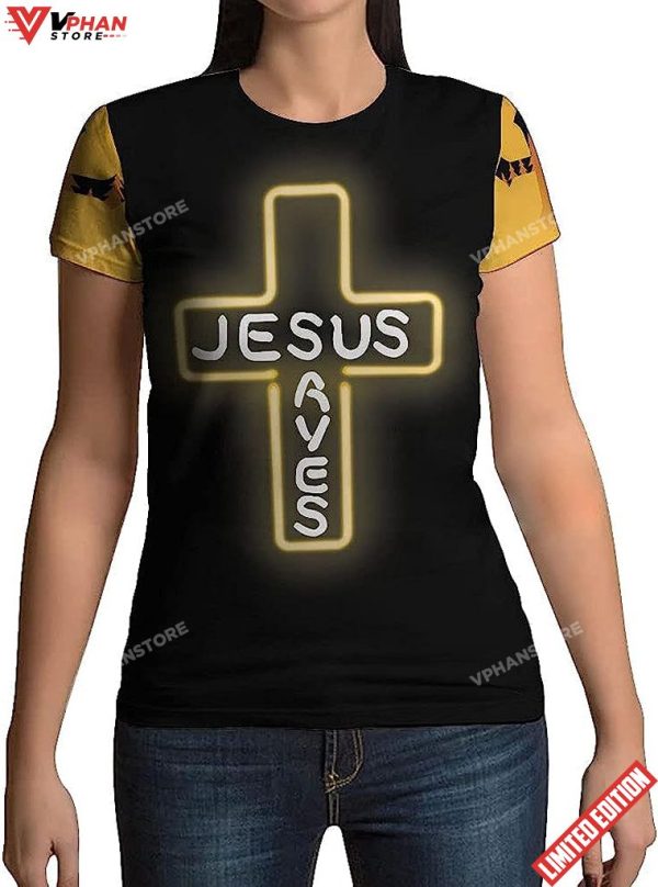 Jesus Saves Jesus Is My God My King All Over Printed 3D T Shirt