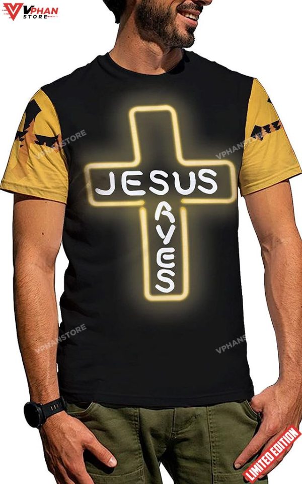 Jesus Saves Jesus Is My God My King All Over Printed 3D T Shirt