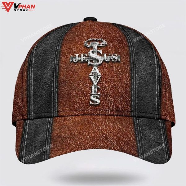 Jesus Saves Nail Cross All Over Print Classic Hat
