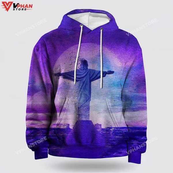 Jesus Statue Pattern 3d Hoodies For Women Men