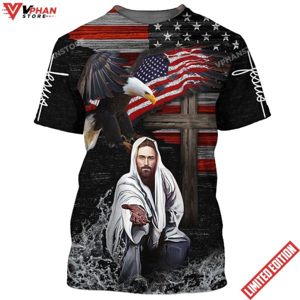 Jesus Stretched Out His Hand 3d Shirt