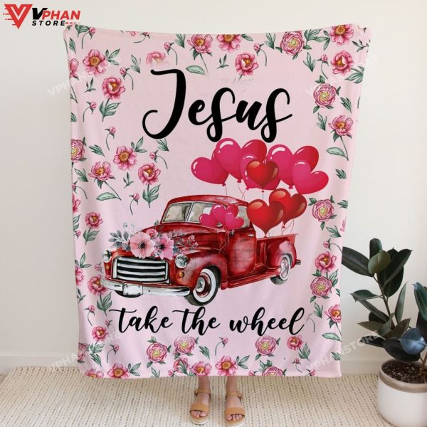 Jesus Take The Wheel Truck Religious Gift Ideas Christian Blanket
