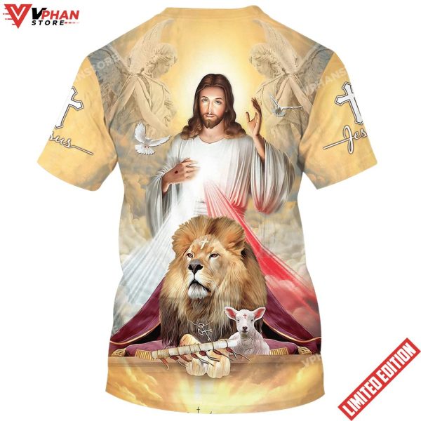 Jesus The Lion And The Lamb 3d Shirt