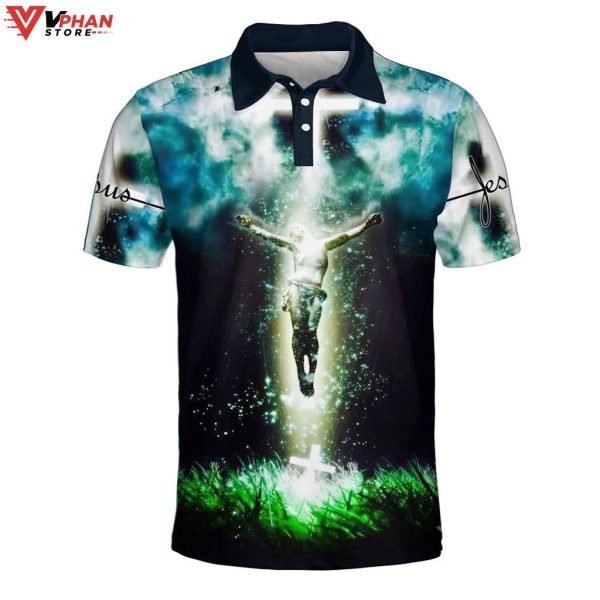 Jesus Underwater Religious Easter Gifts Christian Polo Shirt & Shorts