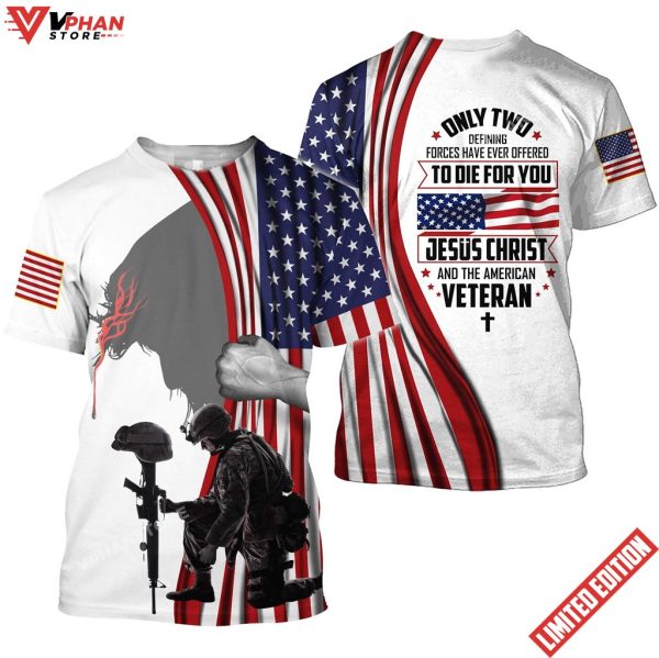 Jesus Veteran America Jesus Unisex Shirt