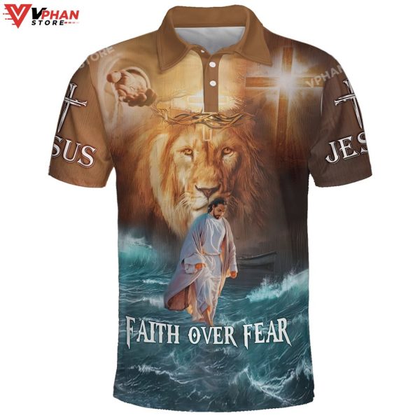 Jesus Walking On Water Christian Shirt