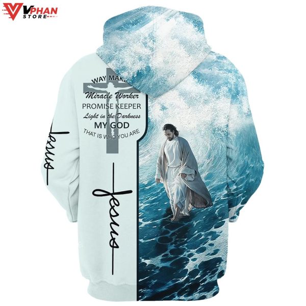 Jesus Walking On Water Hoodies