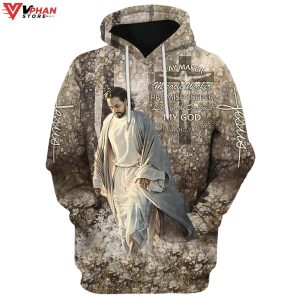 Jesus Walking Through The Fields Way Maker Miracle Worker Hoodies 1