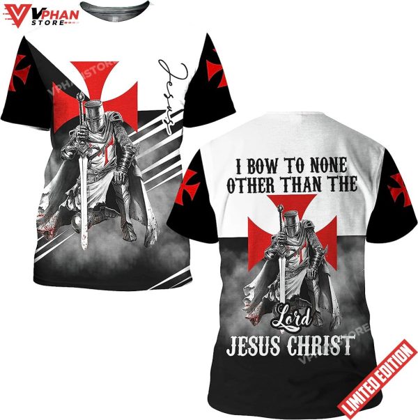 Jesus Warrior Of Christ All Over Printed 3D T Shirt