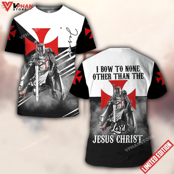 Jesus Warrior Of Christ All Over Printed 3D T Shirt