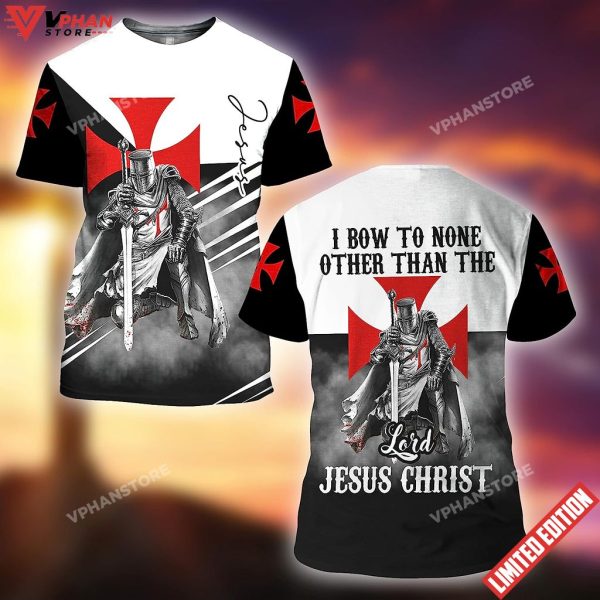 Jesus Warrior Of Christ All Over Printed 3D T Shirt