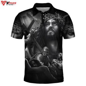 Jesus Warrior Religious Easter Gifts Christian Polo Shirt Shorts 1