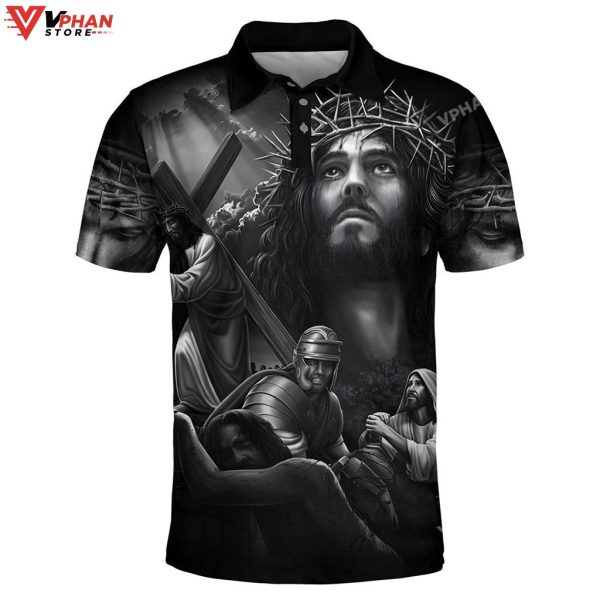 Jesus Warrior Religious Easter Gifts Christian Polo Shirt & Shorts