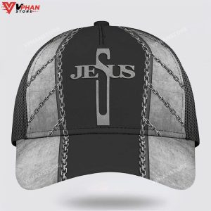 Jesus With Cross Classic Christian Hat All Over Print 1