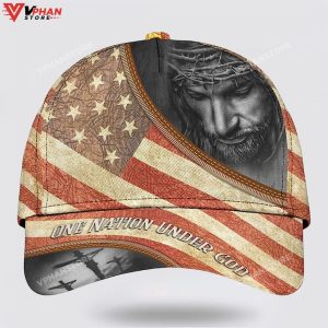 Jesus With Crown Of Thorns Classic Hat All Over Print 1