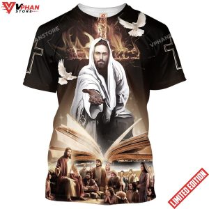 Jesus With His Disciples Christian T Shirt For Men And Women 1