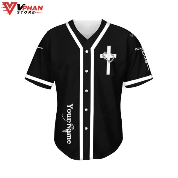 Just Have Faith Cross God Religious Easter Gifts Christian Baseball Jersey