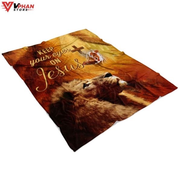 Keep Your Eyes On Jesus Gift Ideas For Christians Jesus Blanket