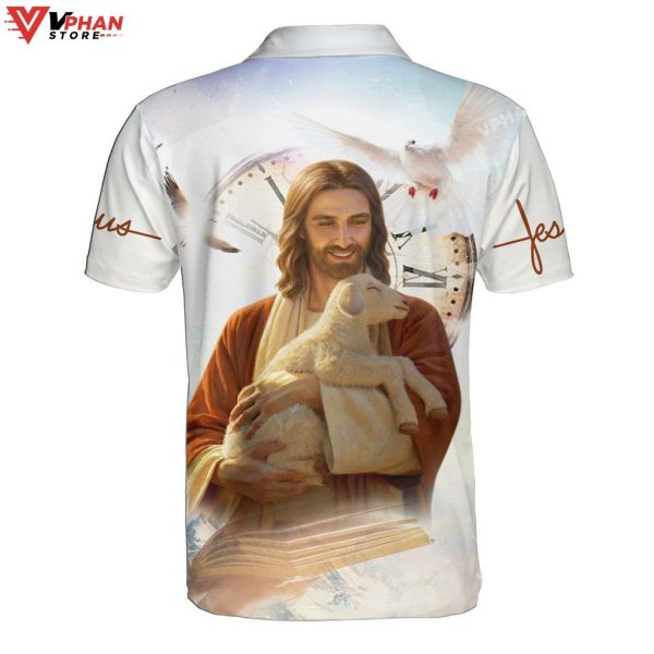 Lamb And Jesus Jesus Is My Savior Religious Christian Polo Shirt & Shorts