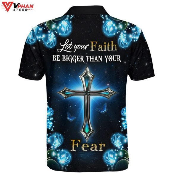 Let You Faith Be Bigger Than Your Fear Christian Polo Shirt & Shorts