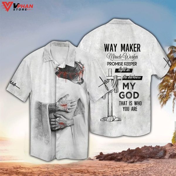 Light In The Darkness Jesus Christian Gift Ideas Hawaiian Summer Shirt