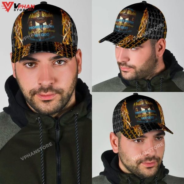 Lion Cross Way Maker Miracle Worker Promise Keeper Baseball Cap