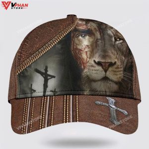 Lion Crucifixion Of Jesus Classic Hat All Over Print 1
