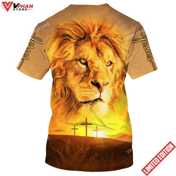 Lion Of Judah He Is Risen Jesus 3D All Over Printed Shirt for Men and Women