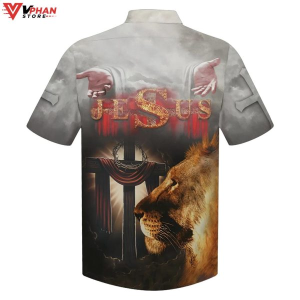 Lion Of Judah Lord God Christians Faith Bible Cross Hawaiian Shirt