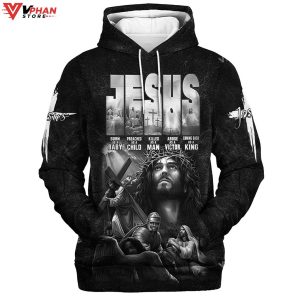 Lord Jesus Christ 3D Hoodies Jesus Religious Easter Gifts Christian Hoodie 1