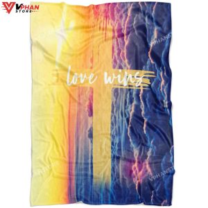 Love Wins Gift Ideas For Christians Bible Verse Blanket 1