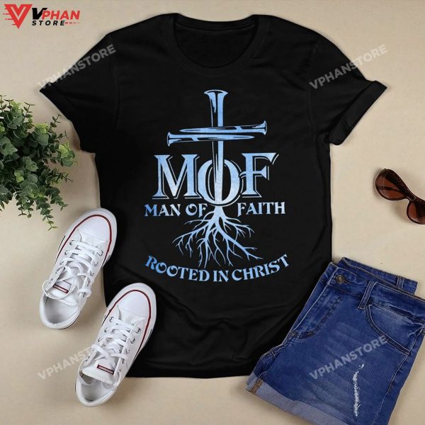 Man Of Faith Rooted In Christ Easter Gifts Hoodie