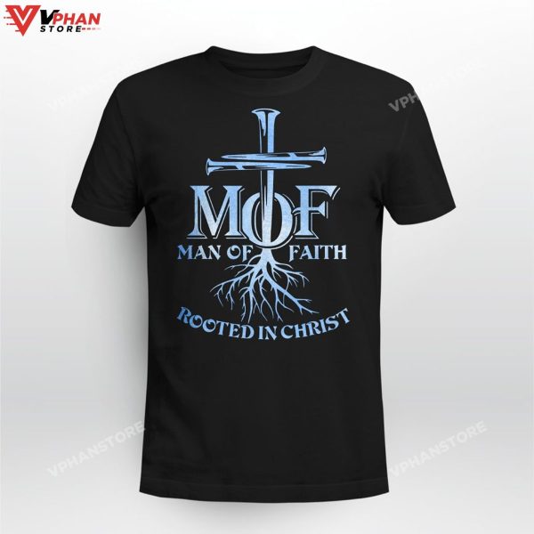 Man Of Faith Rooted In Christ Easter Gifts Hoodie