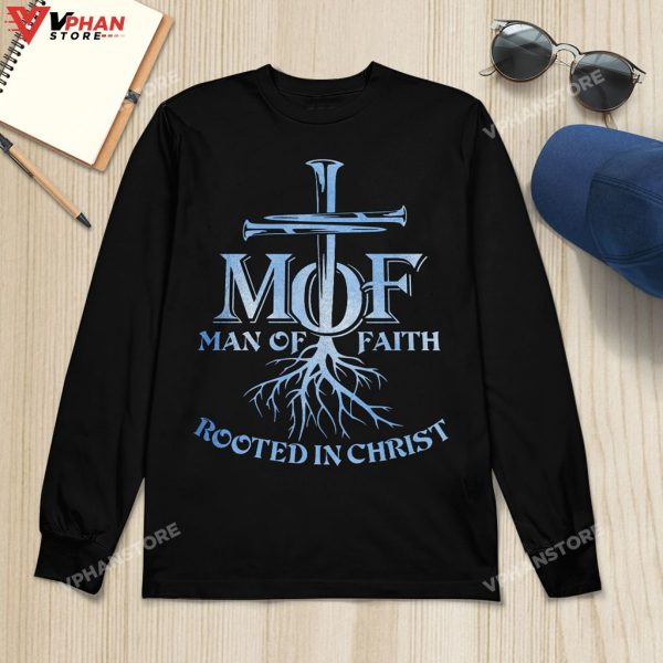 Man Of Faith Rooted In Christ Easter Gifts Hoodie