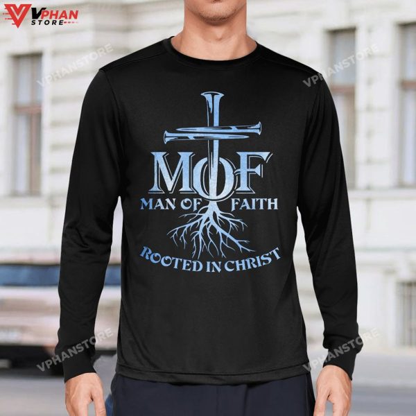 Man Of Faith Rooted In Christ Easter Gifts Hoodie