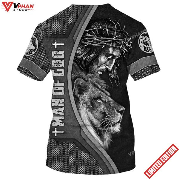 Man Of God Jesus And The Lion Of Judah 3d T-Shirts