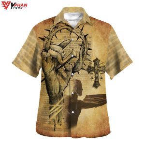 Nail Christs Crucifixion Cross Christian Gift Ideas Hawaiian Summer Shirt 1