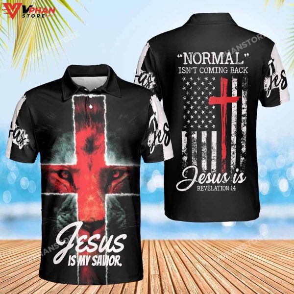 Coming Back Jesus Is My Savior Religious Christian Polo Shirt & Shorts